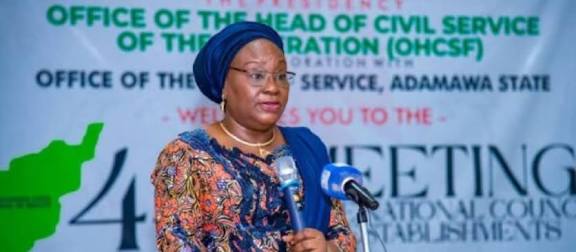 Former Head of Civil Service, Folasade Yemi-Esan