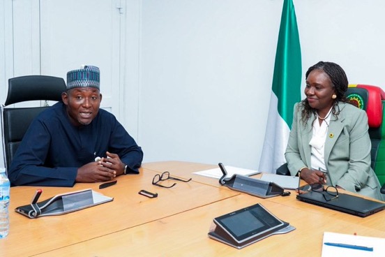 Authority Chief Executive of NMDPRA, Mr. Rabiu Abdullahi Umar and Chief Executive of NUPRC, Mrs. Oritsemeyiwa Eyesan