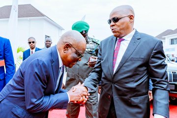 Vice President Kashim Shettima and FCT Minister Nyesom Wike