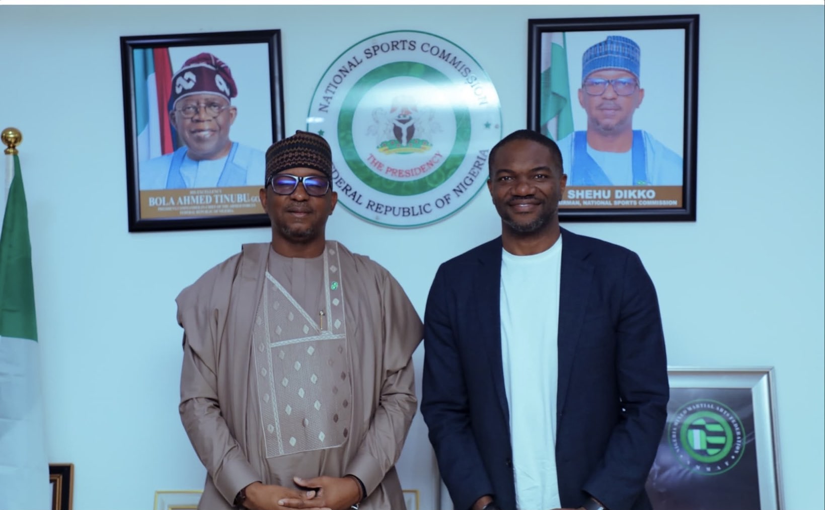 NSC Chairman Shehu Dikko and General Secretary Samson Adamu