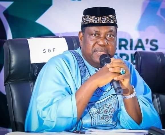 Secretary to the Government of the Federation (SGF), Senator George Akume