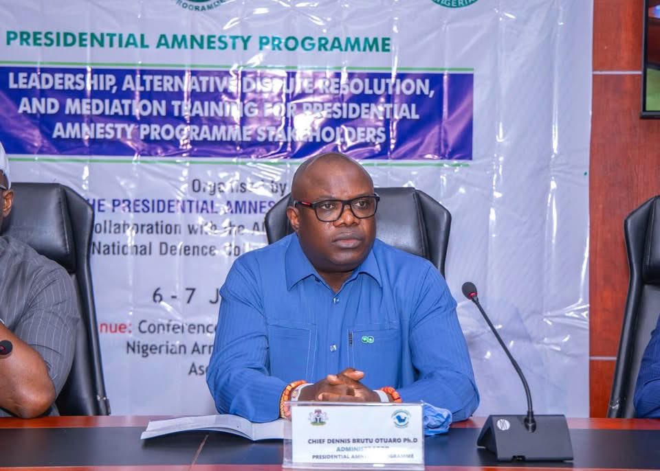 Administrator of the Presidential Amnesty Programme (PAP), Chief Dennis Brutu Otuaro